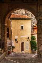 view of the village of Cervara di Roma