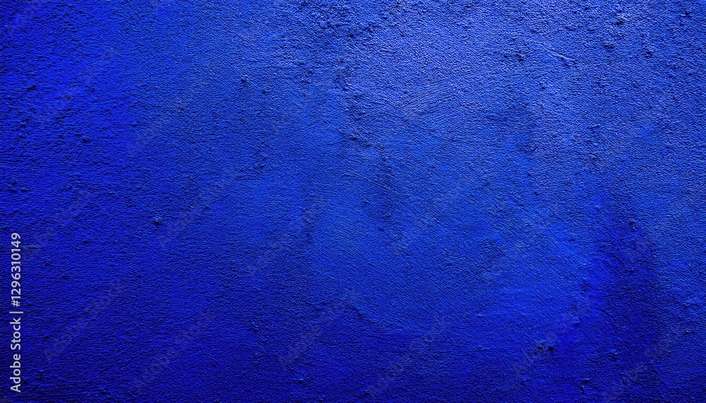 Aufkleber textured deep blue rough plaster wall background with uneven stucco pattern for modern design, graphic projects, and abstract compositions


