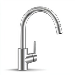 Modern Chrome Faucet with Sleek Design for Kitchen or Bathroom