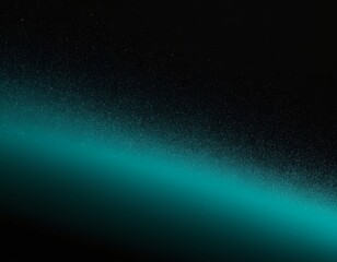 A mesmerizing gradient of aqua and black, resembling the cosmos or an ethereal ocean.