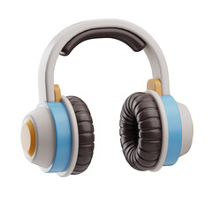 Naklejka premium Stylish Children's Headphones for Safe Listening