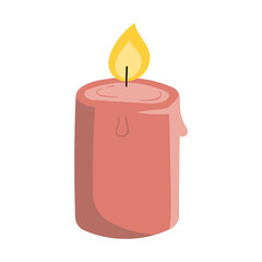 Candle vector illustration