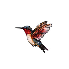 tiny kingfisher diving