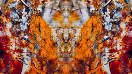 Abstract art background . Hand painting artwork on canvas .