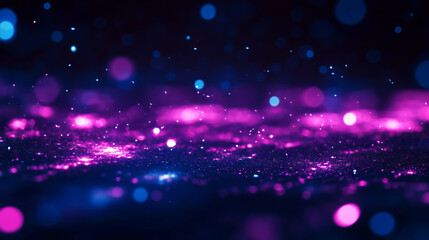 Obraz premium Abstract light particles on dark background creating a dreamlike atmosphere