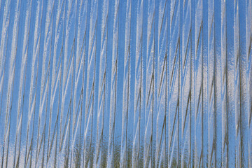 fluted glass background, matte fluted glass with vertical lines
