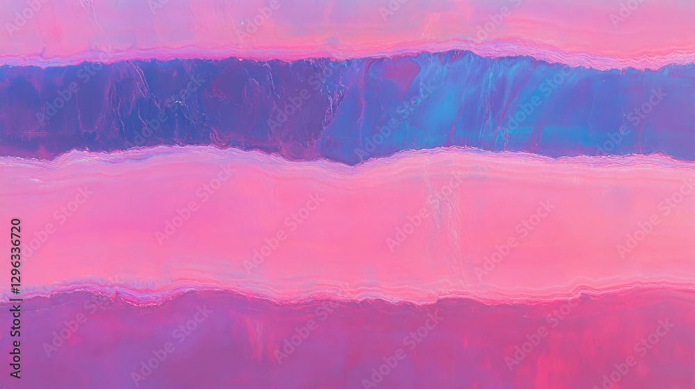 Poster abstract banded quartzite texture with parallel stripes in vibrant colors for artistic background