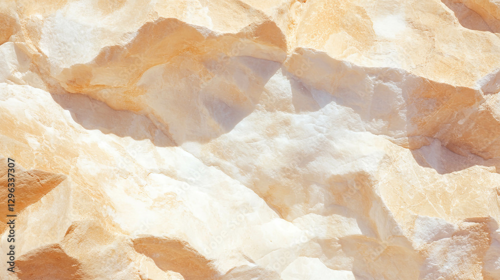 Poster natural beige stone background with smooth texture for design