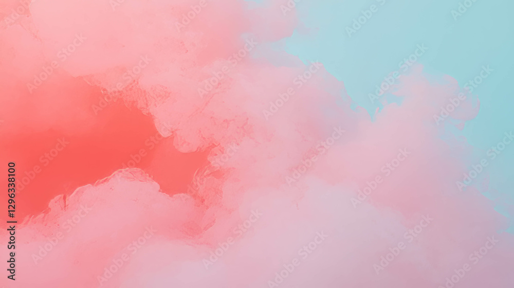 Aufkleber dreamy pastel background with soft gradient aesthetic for design projects