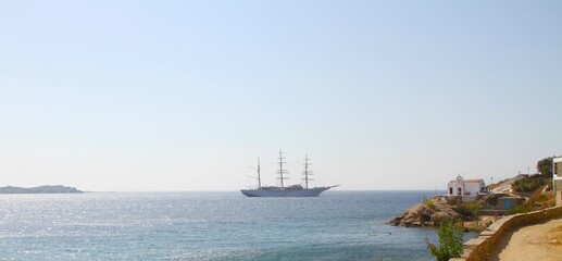 view of the city from the sea