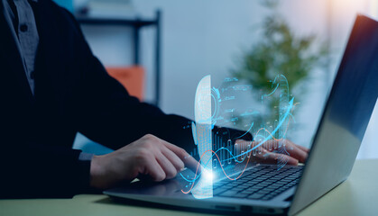 Matching facial movements for face swapping or impersonation,  Face swapping or impersonation.Deepfake concept matching facial movements.