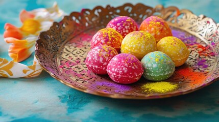 Colorful Easter Dessert