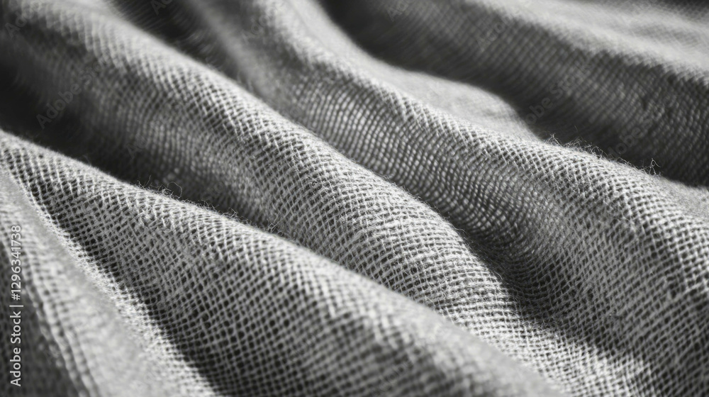 Aufkleber burlap fabric texture with coarse weave pattern - rustic material for crafts and design