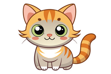 Fototapeta premium Realistic Cat vector design