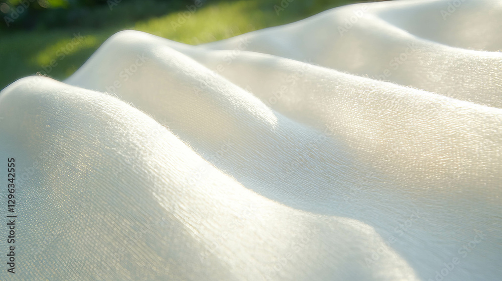 Aufkleber close-up of canvas texture with natural fibers for organic design background