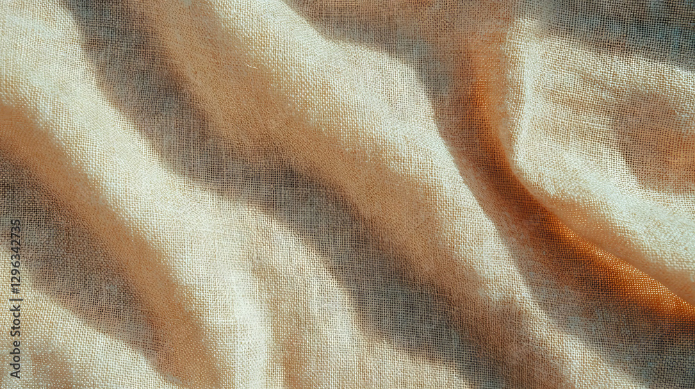 Aufkleber textured canvas with frayed edges for vintage and artistic background design