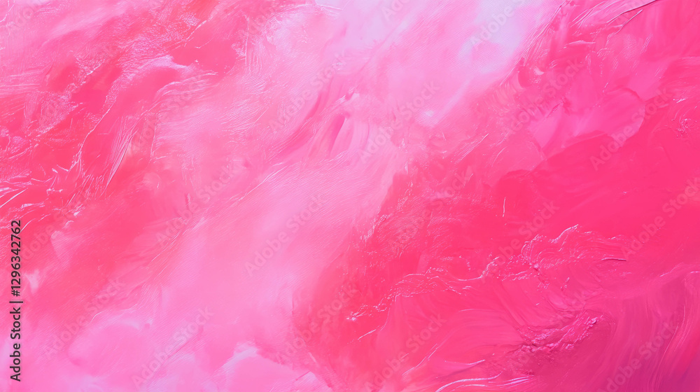 Poster abstract pink canvas with gesso texture and smooth brush strokes for artistic design
