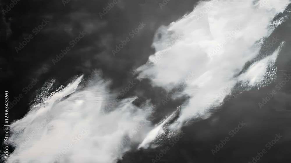 Poster Abstract canvas texture with gesso application for artistic backgrounds and design