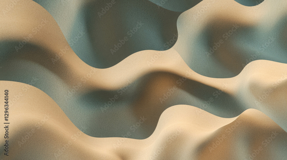 Poster abstract cardboard cutout shapes background for creative design and artistic projects
