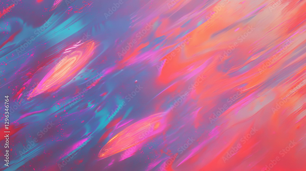 Poster vibrant abstract background with colorful energy bursts and radiating patterns