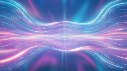 Obraz premium Colorful energy waves and flowing patterns for dynamic background design