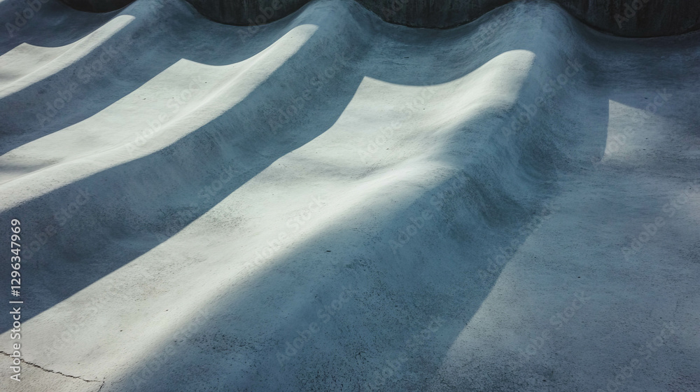 Aufkleber abstract concrete roof texture with smooth surface design for architectural inspiration