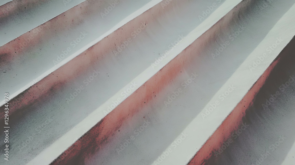 Poster Modern abstract architecture background with concrete roof texture for design projects