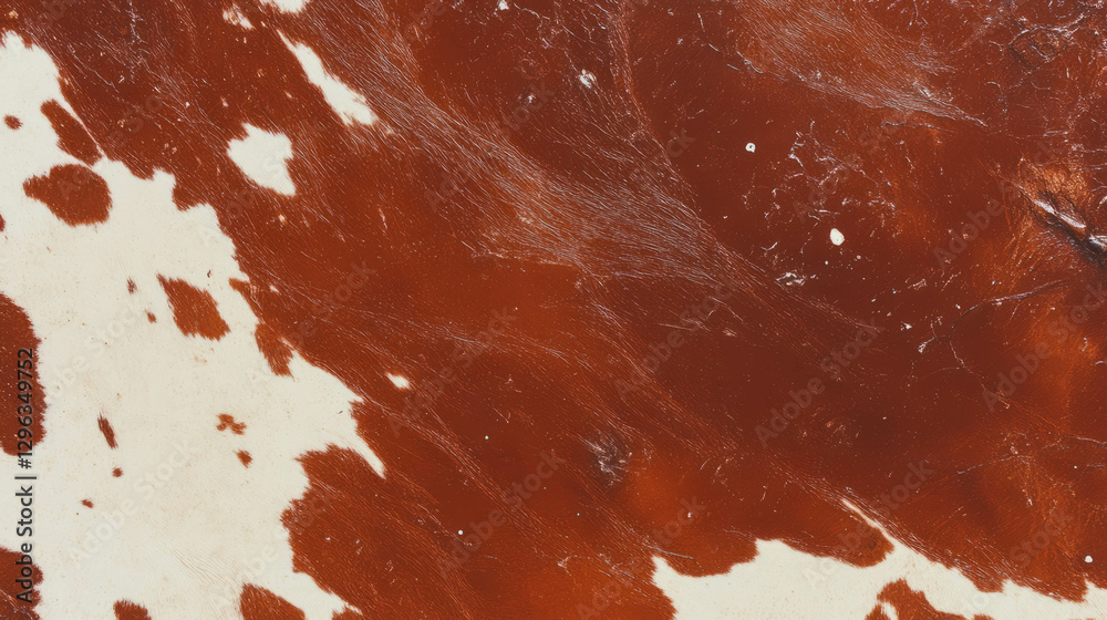Aufkleber natural cowhide texture background with organic patterns for design projects