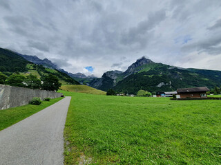 Fototapeta premium Engelberg village in Switzerland