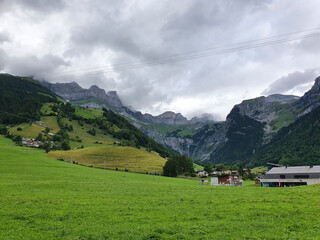 Engelberg village in Switzerland