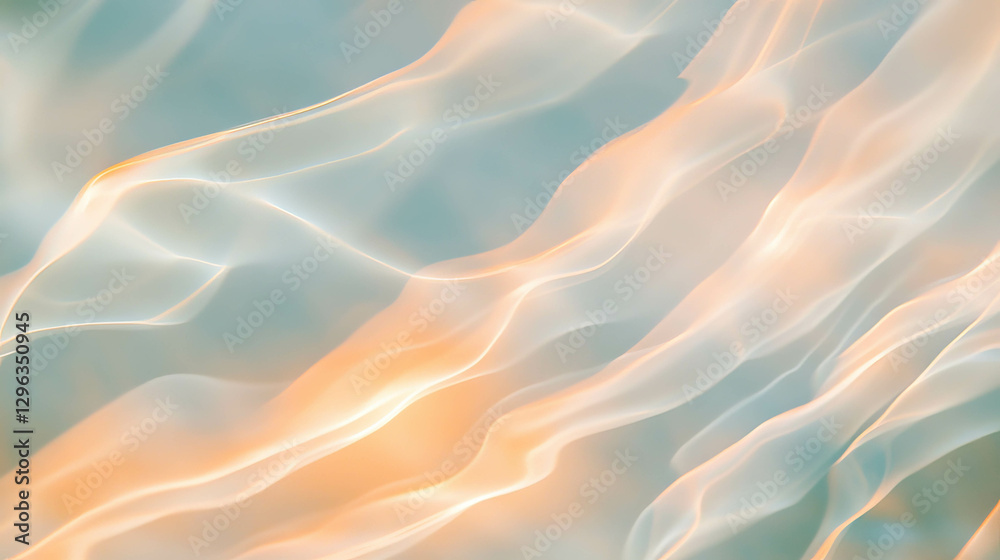 Poster Abstract flowing curved lines and patterns background for design