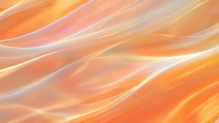 Serene abstract background with curved flowing lines in warm tones