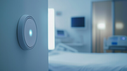 安心のそばに – 病室のナースコールボタンと快適な医療環境