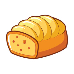 Cartoon Loaf of Bread