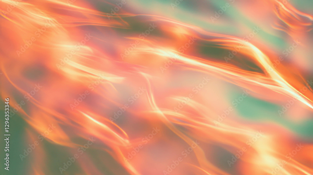 Poster abstract fiery background with smoky textures for artistic designs