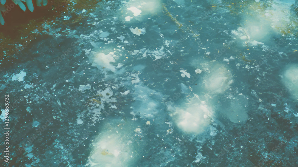 Poster abstract textured concrete surface with dark tones and subtle highlights