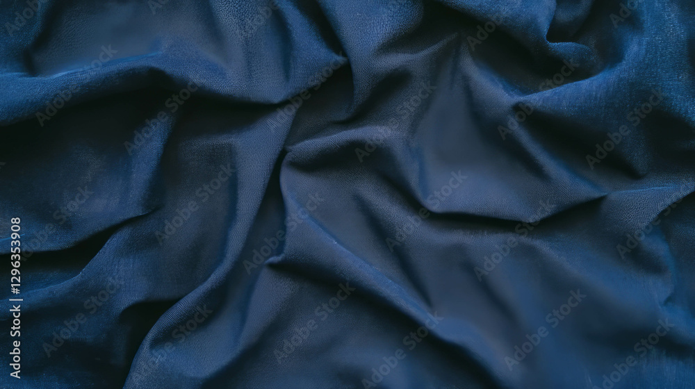Aufkleber Dark textured fabric background for design projects and textiles