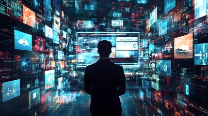 Futuristic Tech Infused of Connected Business