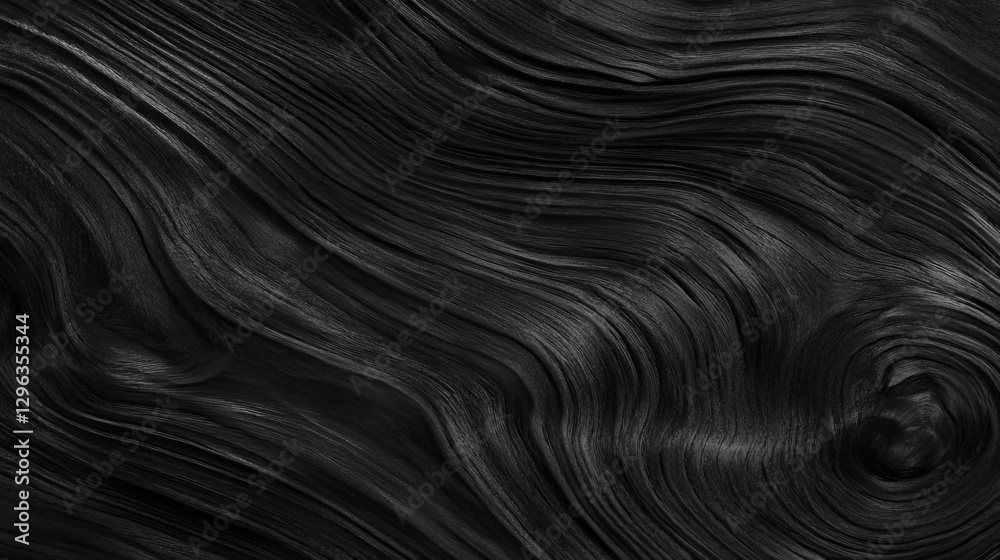 Aufkleber dark wooden texture with deep grain for background design