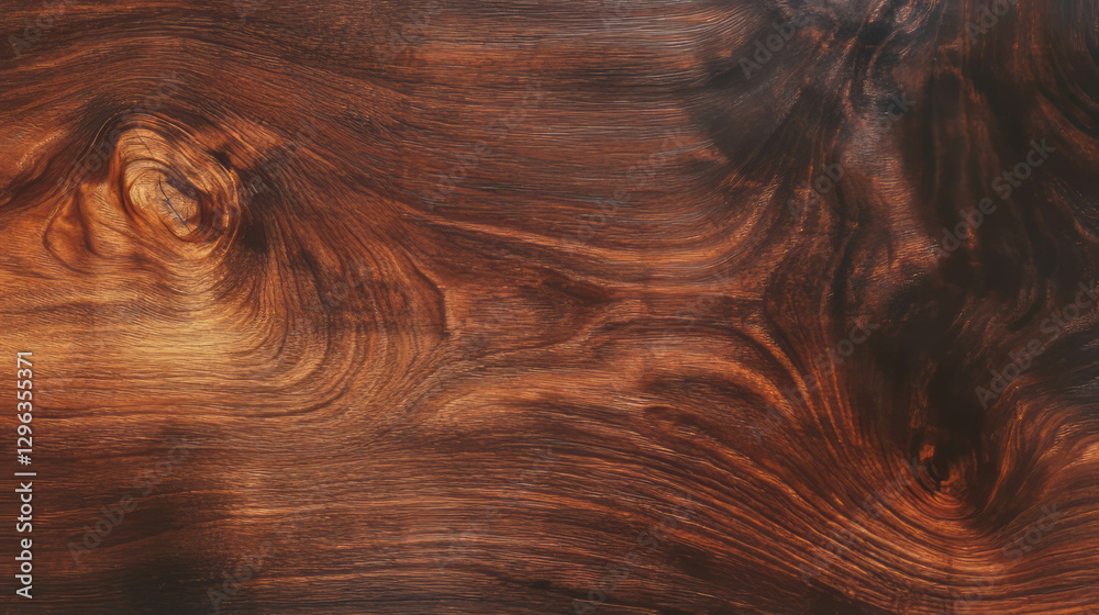 Poster dark wood texture with deep grain for rustic design and decor