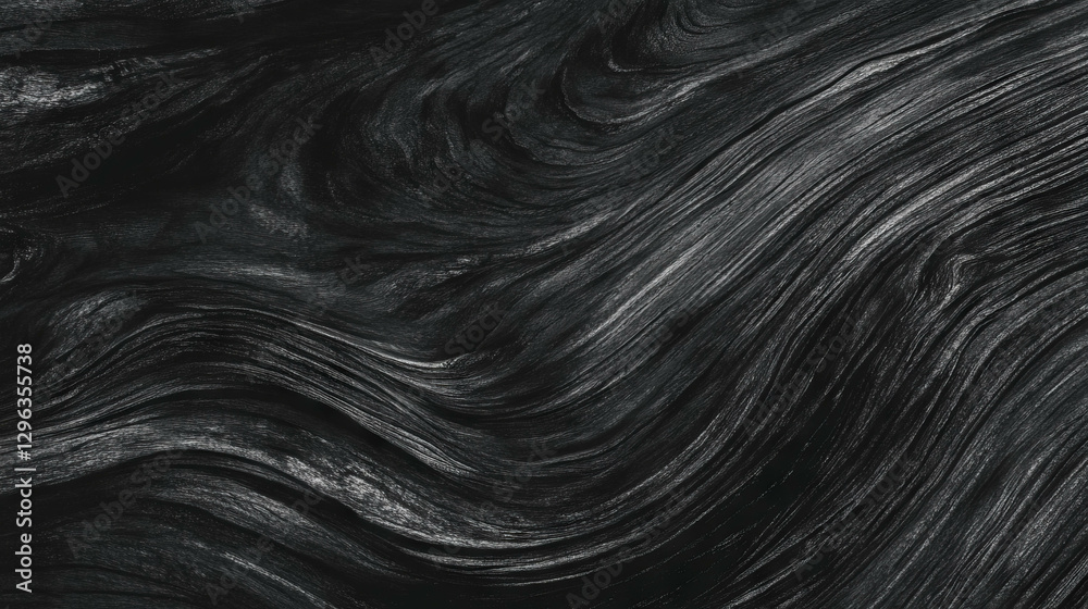 Poster rustic dark wood texture with deep scratches for design
