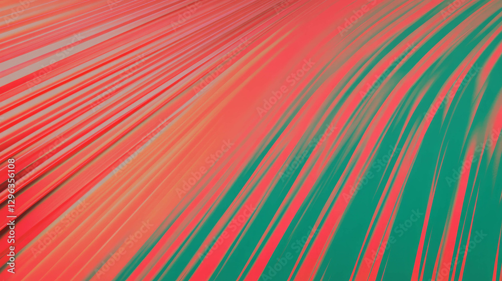 Aufkleber Abstract dynamic pattern with vibrant lines and energetic flow for background design