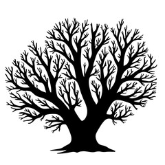 Obraz premium An illustration featuring a black coral silhouette set against a clean white background showing a coral with detailed branches and texture, symbolizing growth and marine life.