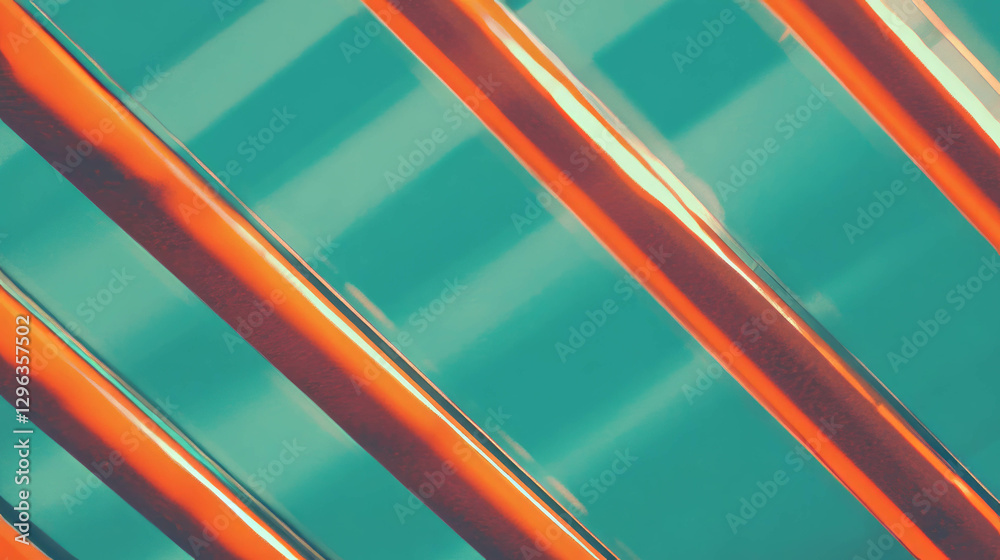 Poster Modern abstract design with diagonal intersecting lines for creative backgrounds