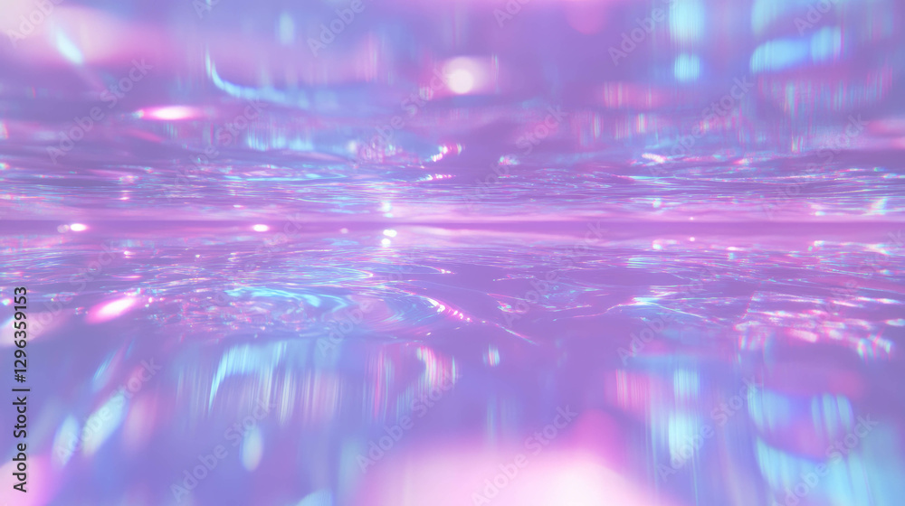 Poster abstract dreamlike background of distorted reflections in water for modern design