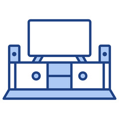 Television Blue Icon