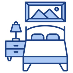 Bedroom Blue Icon