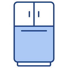 Refrigerator Blue Icon
