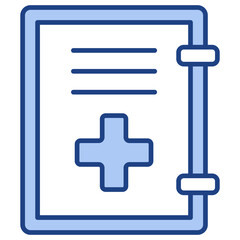 Medicine Cabinet Blue Icon