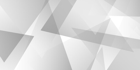 Fototapeta premium Abstract white tringle diamond shapes background. Abstract white and grey geometric triangle background design for poster, banner, shades tringle background Vector Illustration.